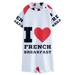 Kids  Boyleg Half Suit Swimwear 