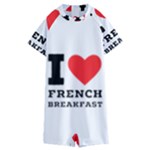 I love French breakfast  Kids  Boyleg Half Suit Swimwear