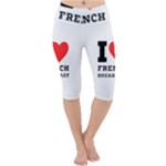 I love French breakfast  Lightweight Velour Cropped Yoga Leggings