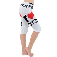 Lightweight Velour Cropped Yoga Leggings 