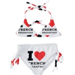 I love French breakfast  Kids  Classic Bikini Set