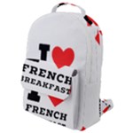 I love French breakfast  Flap Pocket Backpack (Small)