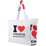 I love French breakfast  Simple Shoulder Bag