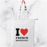 I love French breakfast  Double Zip Up Tote Bag