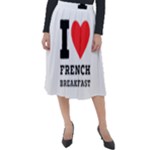 I love French breakfast  Classic Velour Midi Skirt 