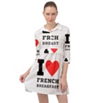 I love French breakfast  Mini Skater Shirt Dress