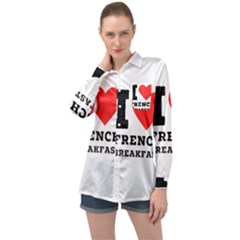 Long Sleeve Satin Shirt 