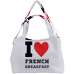 I love French breakfast  Double Compartment Shoulder Bag