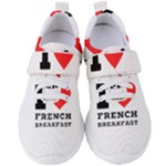 I love French breakfast  Women s Velcro Strap Shoes