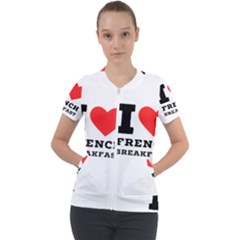 Short Sleeve Zip Up Jacket 
