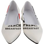 I love French breakfast  Women s Block Heels 