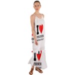 I love French breakfast  Cami Maxi Ruffle Chiffon Dress