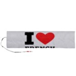 I love French breakfast  Roll Up Canvas Pencil Holder (L)