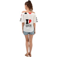 Off Shoulder Short Sleeve Top 