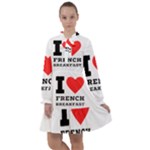 I love French breakfast  All Frills Chiffon Dress