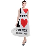 I love French breakfast  Round Neck Boho Dress