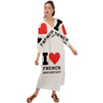 I love French breakfast  Grecian Style  Maxi Dress