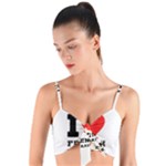 I love French breakfast  Woven Tie Front Bralet