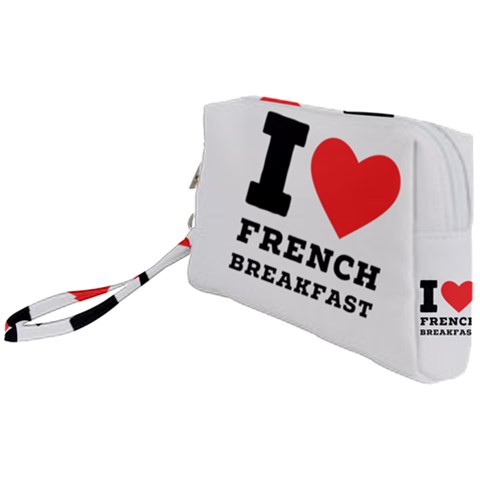 I love French breakfast  Wristlet Pouch Bag (Small) from ArtsNow.com