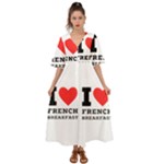 I love French breakfast  Kimono Sleeve Boho Dress