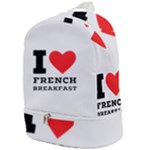 I love French breakfast  Zip Bottom Backpack