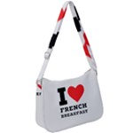 I love French breakfast  Zip Up Shoulder Bag