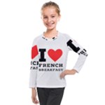 I love French breakfast  Kids  Long Mesh Tee