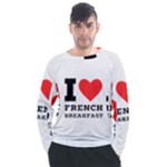 I love French breakfast  Men s Long Sleeve Raglan Tee