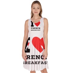 Knee Length Skater Dress With Pockets 
