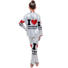 Kids  Satin Long Sleeve Pajamas Set 