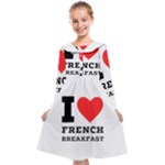 I love French breakfast  Kids  Midi Sailor Dress