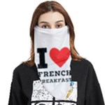 I love French breakfast  Face Covering Bandana (Triangle)