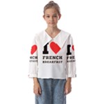 I love French breakfast  Kids  Sailor Shirt