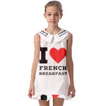I love French breakfast  Kids  Pilgrim Collar Ruffle Hem Dress