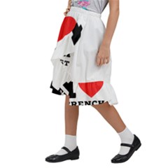 Kids  Ruffle Flared Wrap Midi Skirt 