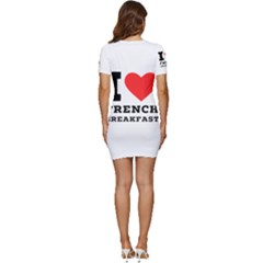 Low Cut Cap Sleeve Mini Dress 