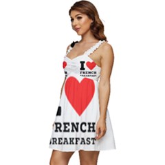 Ruffle Strap Babydoll Chiffon Dress 