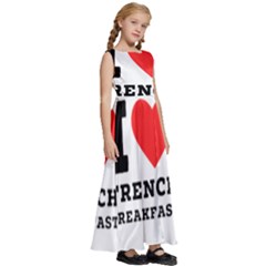 Kids  Satin Sleeveless Maxi Dress 