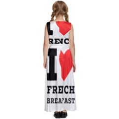 Kids  Satin Sleeveless Maxi Dress 