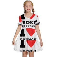 Kids  Short Sleeve Tiered Mini Dress 
