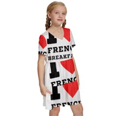 Kids  Short Sleeve Tiered Mini Dress 