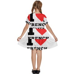 Kids  Short Sleeve Tiered Mini Dress 