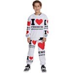 I love French breakfast  Kids  Sweatshirt set