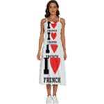 I love French breakfast  Sleeveless Shoulder Straps Boho Dress