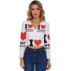 Long Sleeve V-Neck Top 