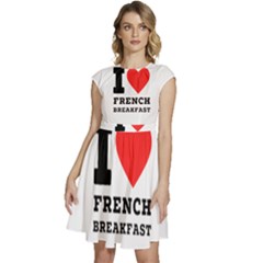 Cap Sleeve High Waist Dress 