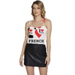 I love French breakfast  Flowy Camisole Tie Up Top