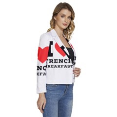 Women s Long Sleeve Revers Collar Cropped Jacket 