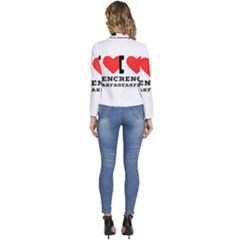 Women s Long Sleeve Revers Collar Cropped Jacket 