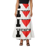 I love French breakfast  Tiered Ruffle Maxi Skirt